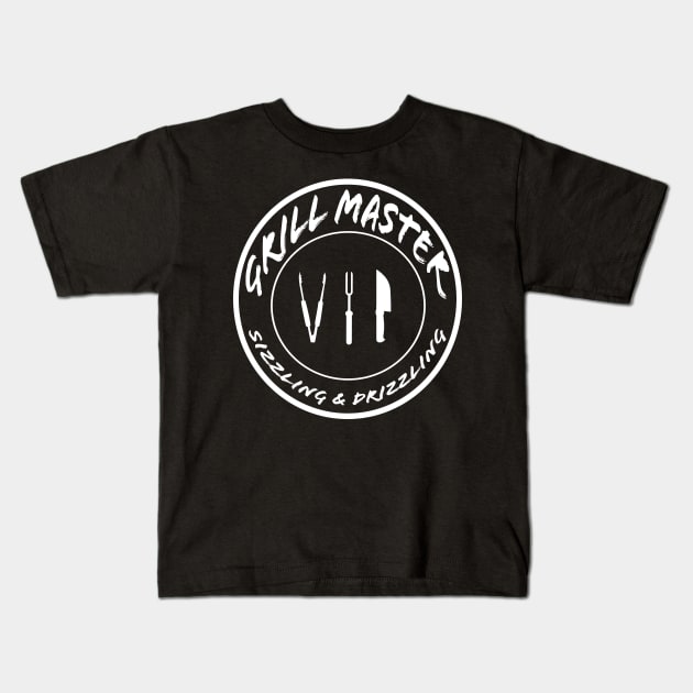 Grill Master VIP Sizzling & Drizzling Kids T-Shirt by Klssaginaw